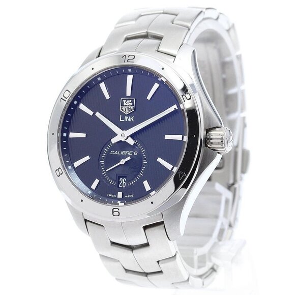 TAG HEUER Link Caliber 6 WAT2110 Date Small Second Automatic Men\'s Watch_878274 main image 7